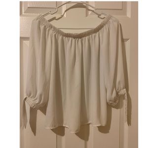 Off the shoulder blouse